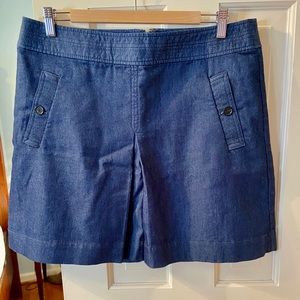 LOFT chambray skirt size 14